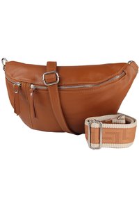 DrachenLeder Sac banane - hellbraun