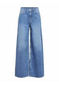 HIGH WAIST - Jean boyfriend - dark blue denim