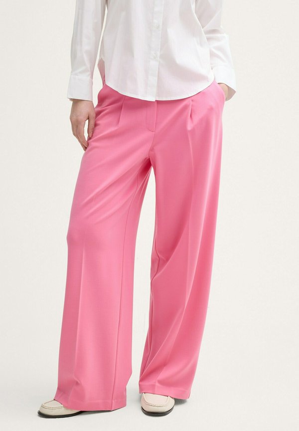 LEA WIDE LEG - Stoffhose - bright rose