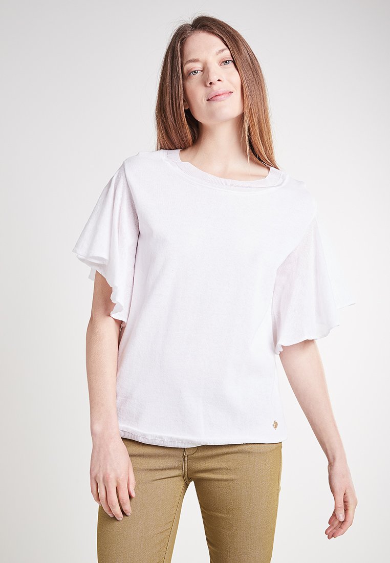 Trussardi Jeans T-shirt basic wit Trussardi Jeans T-shirt basic wit