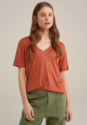 WE Fashion T-shirt basic - brown