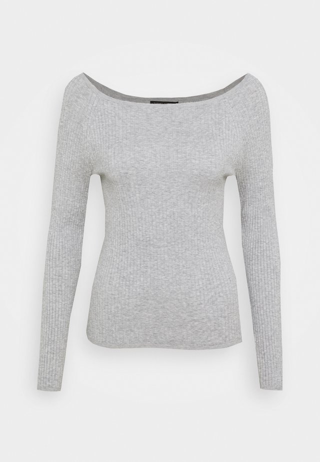 STRETCH BOATNECK - Jumper - light grey