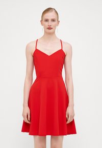 WAL G TALL HALLIE STRAPPY SKATER - Džersejové šaty - red