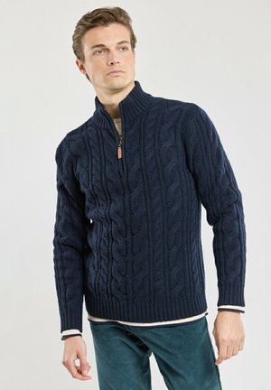 CAMIONNEUR - Pullover - marine deep chiné