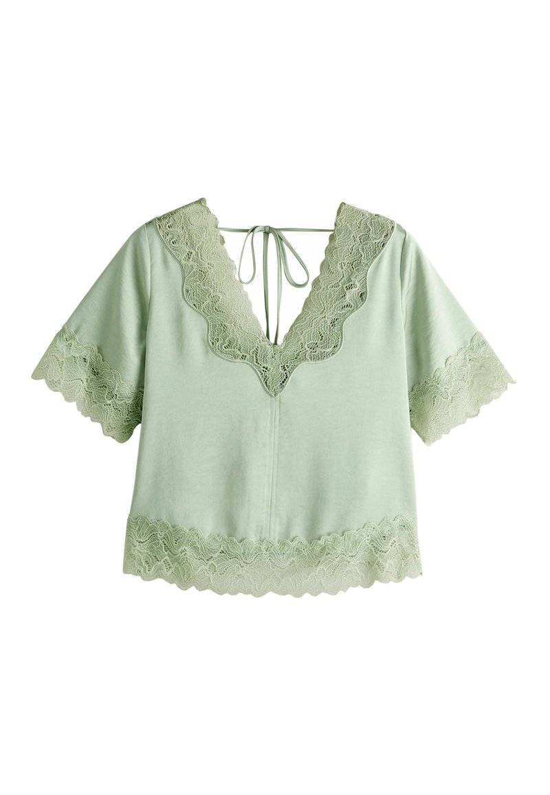 Next Blus - sage green/grön - Zalando.se
