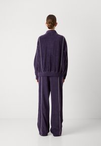 Lacoste Majica s kapuljačom i patentnim zatvaračem - dark blue