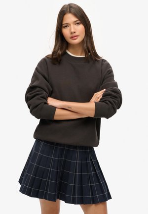 VINTAGE  - A-Linien-Rock - vintage navy check