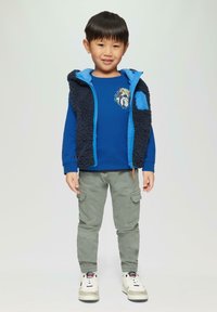 s.Oliver MIT GUMMIERTEN  - Langarmshirt - royalblau