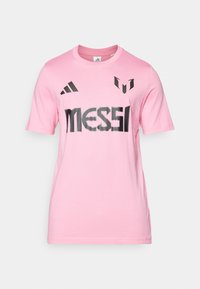 MESSI NAME AND NUMBER GRAPHIC - Print T-shirt - easy pink