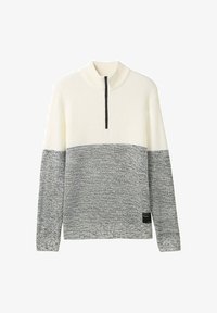 Sélectionné, white base mouline color block