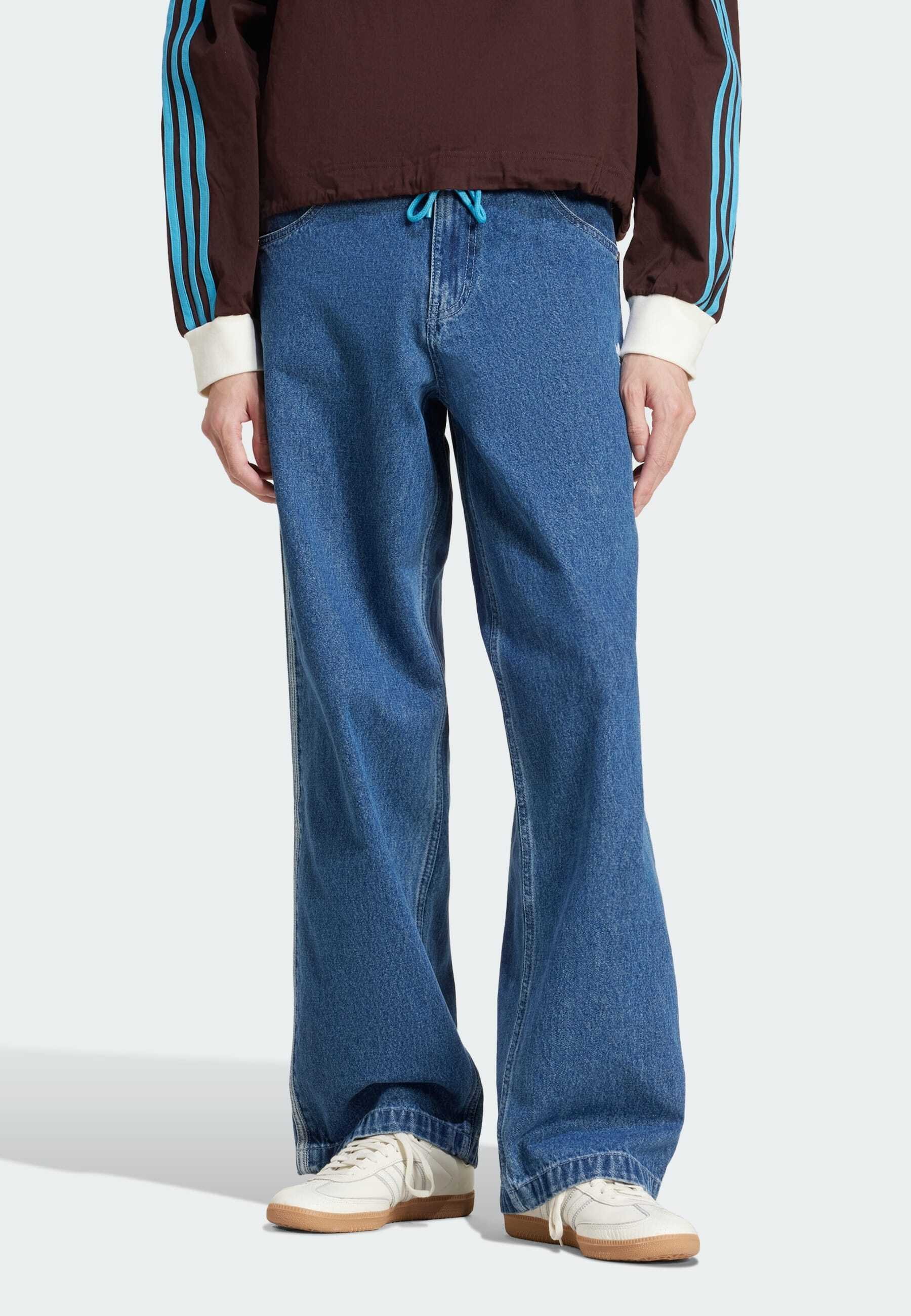 adidas Originals ADICOLOR DENIM FIREBIRD - Laisvo kirpimo džinsai