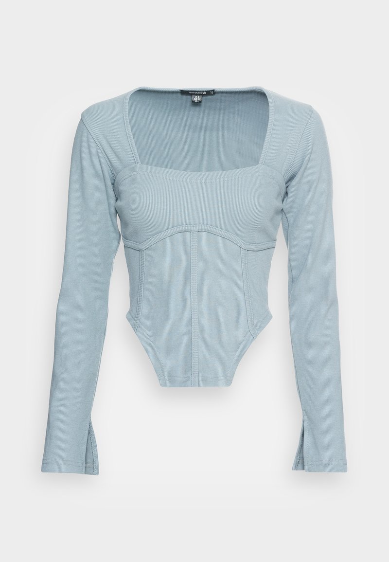 Missguided Longsleeve lichtblauw