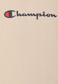 Champion ICONS CREWNECK CONTRAST LOGO UNISEX - Tričko s potlačou - beige