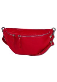 DrachenLeder Gürteltasche - rot