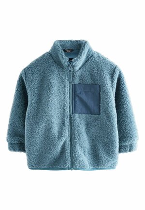 REGULAR FIT PLAIN FUNNEL NECK  - Polárdzseki - blue
