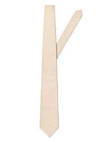 GESTREIFT - Tie - ecru