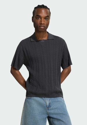 adidas Originals, KNIT FTBL JSY - Polo - utility black