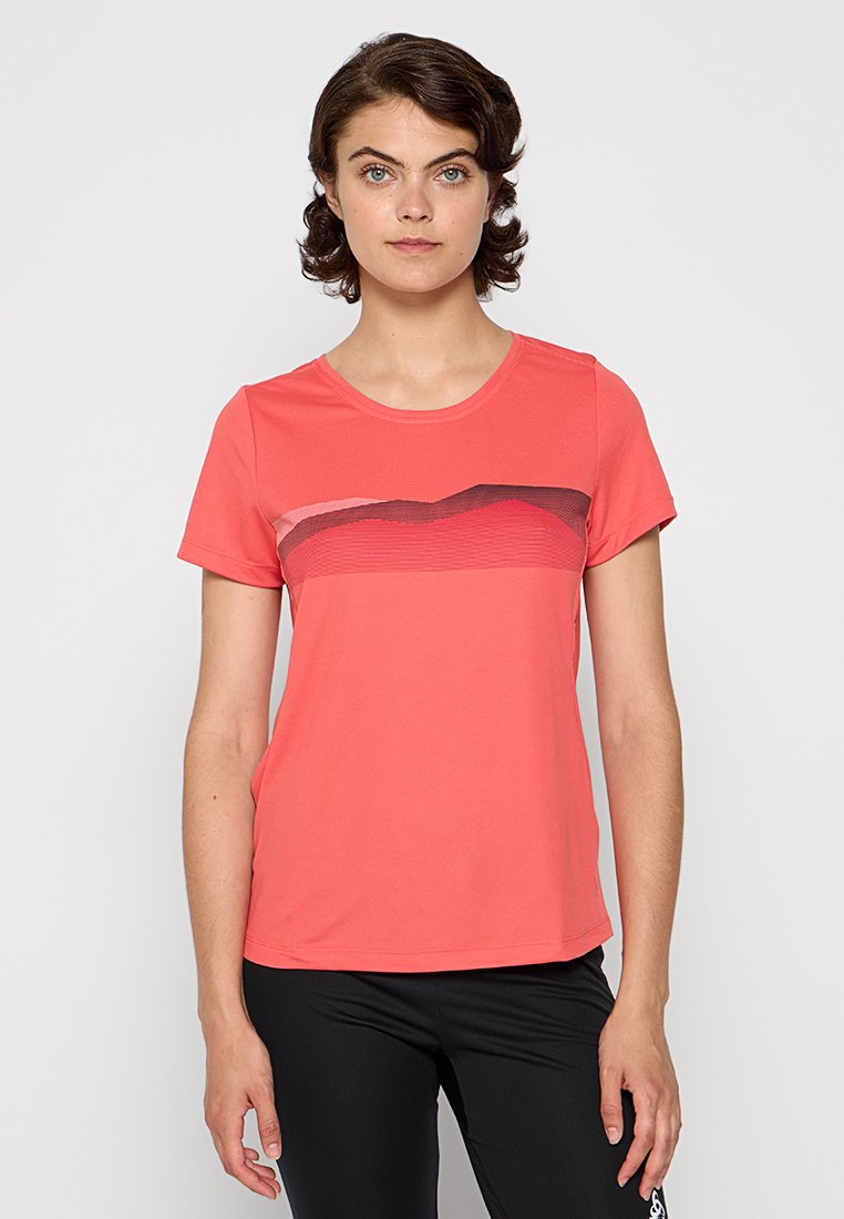 Odlo T-shirt basic koraalrood