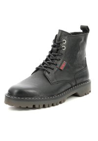 Kickers CUIR KICK DECKLOCK - Tronchetti - noir