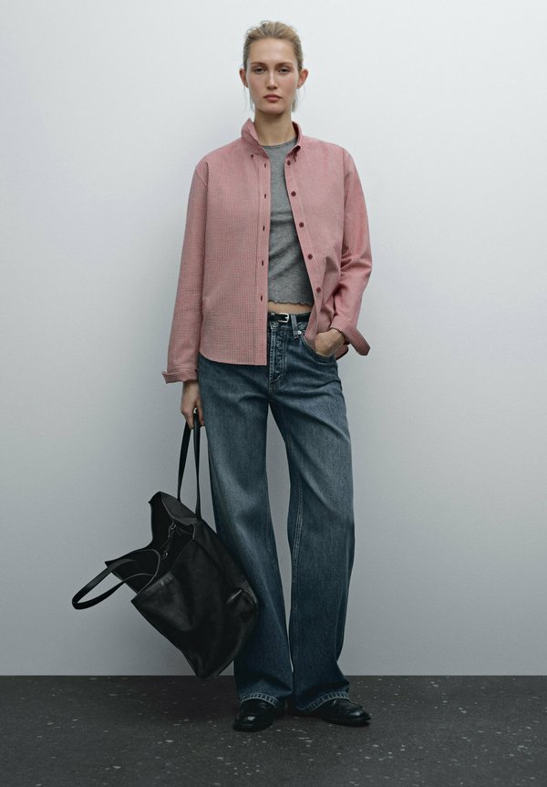 CHECK  - Button-down blouse2