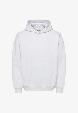 Only & Sons, ONSLUCAS Sweat - Kapuzenpullover - super light grey melange