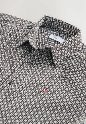 Next, REGULAR FIT - PRINTED SHORT SLEEVE  - Hemd - rust brown