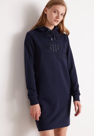 TONAL SHIELD DRESS - Vapaa-ajan mekko - evening blue