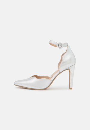 Marco Tozzi, Escarpins à talons hauts - silver-coloured