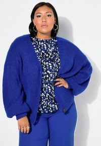 Studio Untold SHAPE BALLON-LANGARM - Kardigan - blue
