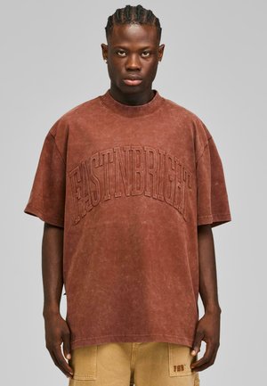 TEE - Print T-shirt - brown