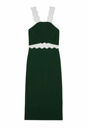 Reiss, Freizeitkleid - dark green ivory