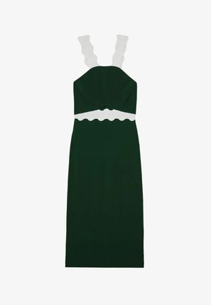 Reiss, Freizeitkleid - dark green ivory