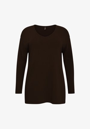 YOEK WITH LONG SLEEVES - Trui - brown