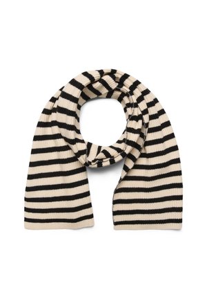 NIA - Sjaal - sanddollar black stripe