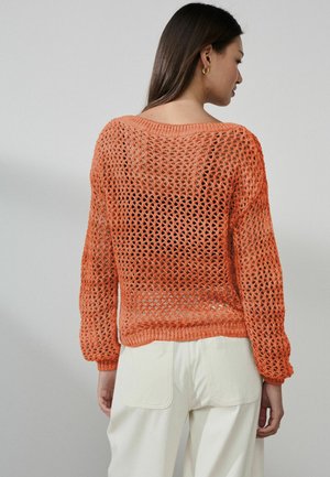 Next, Strickpullover - orange