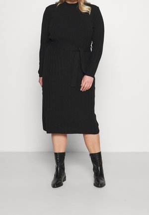 Gebreide jurk - black