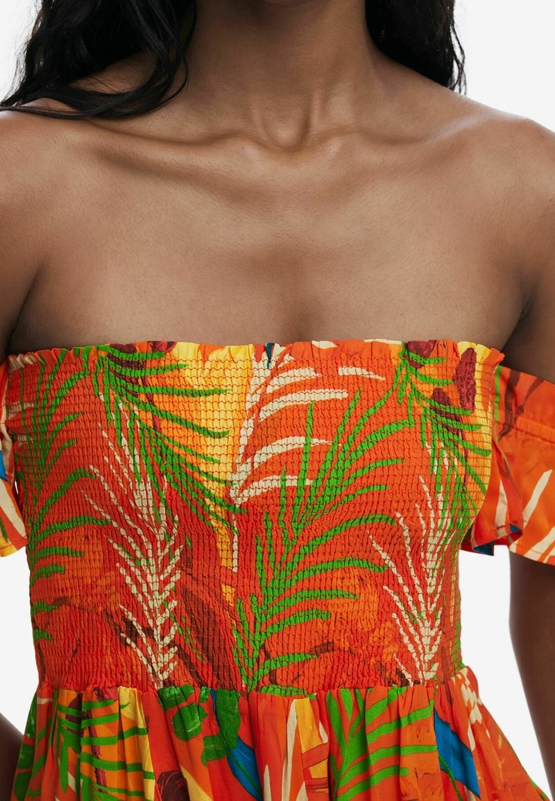 open lace back dress Desigual (Bohoshort Dress) Orange