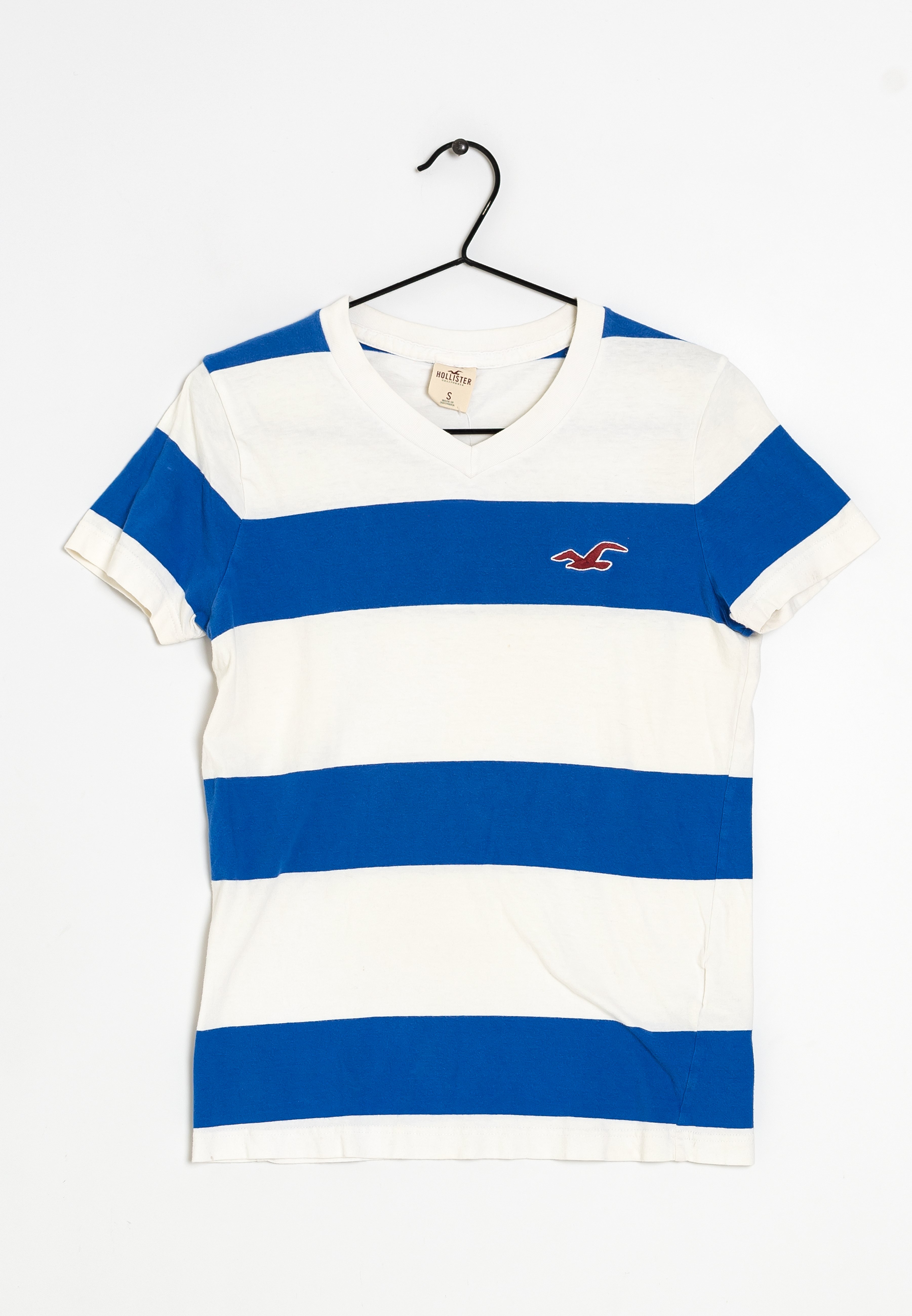 Hollister blue and white shirt Clearance
