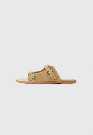 MOSCHINO BUCKLES - Mules - beige