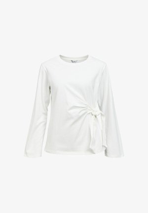 Object, BLOUSE TIE KNOT - Langarmshirt - cloud dancer
