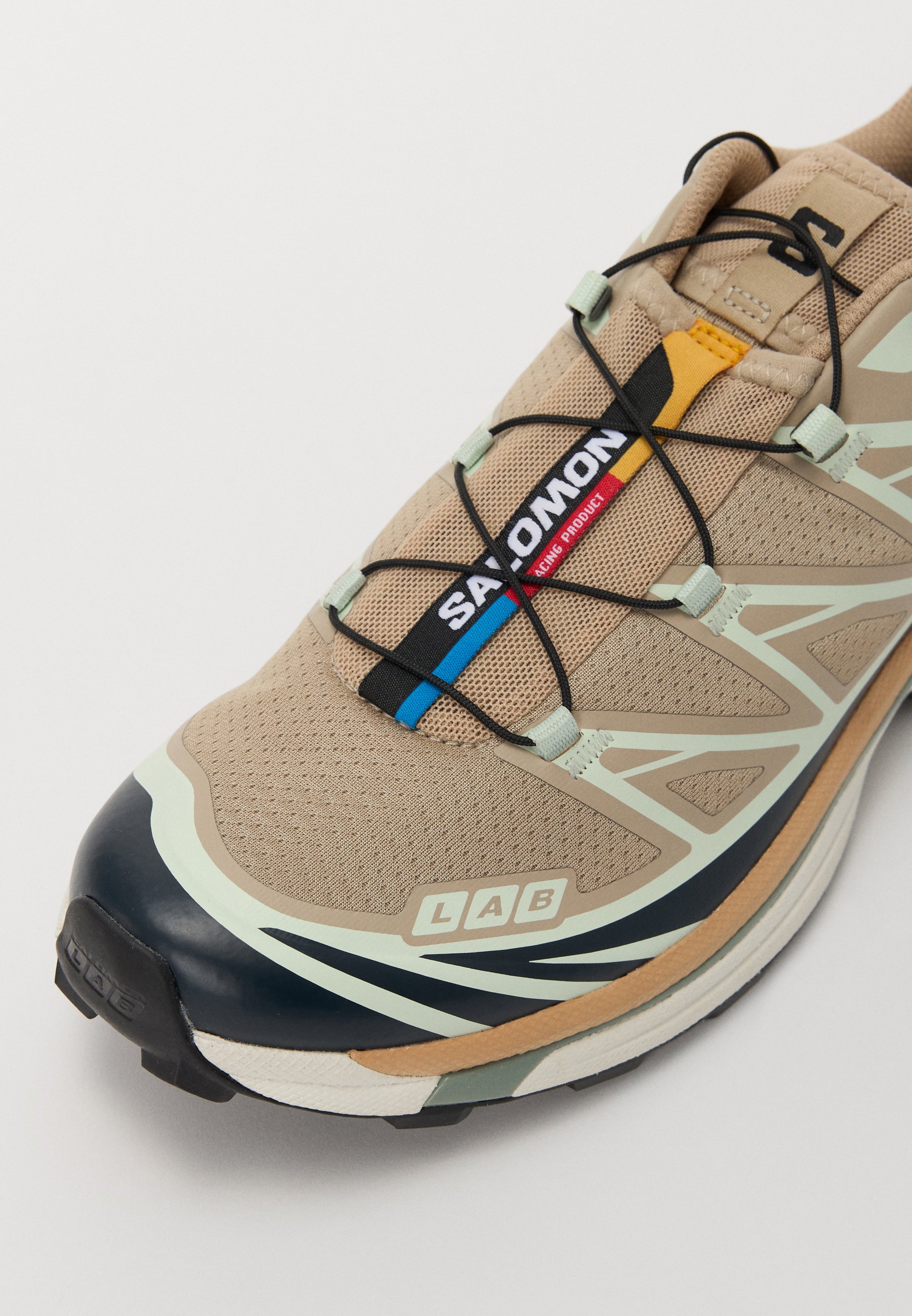 Salomon Sportstyle XT 6 UNISEX - Sneakers laag - oxford tan/carbon/clearly  aqua/bruin - Zalando.nl