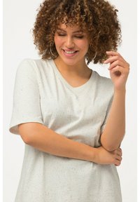 Ulla Popken Triko s potiskem - white