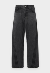 Blugi largi - black