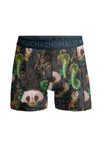 MUCHACHOMALO 3 PACK PRINT SOLID - Boksarice - print blue