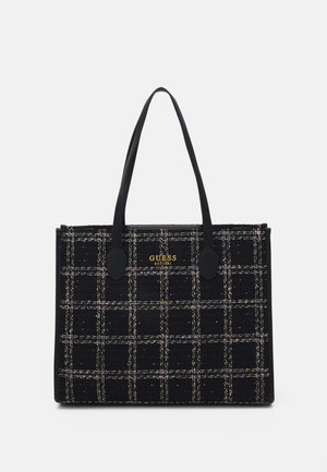 SILVANA TOTE - Tote bag - black/white