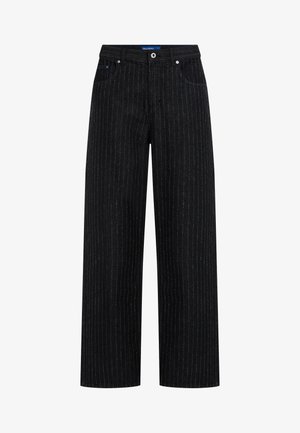 Karl Lagerfeld Jeans, PINSTRIPE RELAXED - Relaxed fit jeans - pinstripe black denim