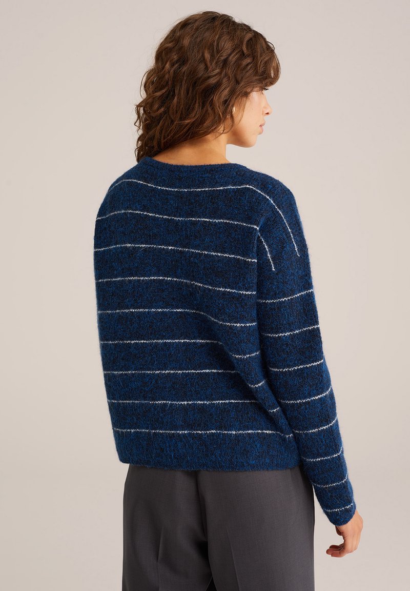 Trui Vrouwen,Dames V-Hals Blauw Gilets Gebreid Vest Korte