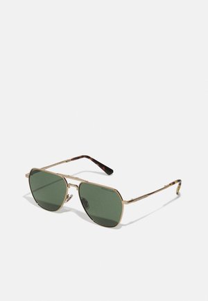 Michael Kors KESWICK - Solbriller - shiny gold-coloured/olive green