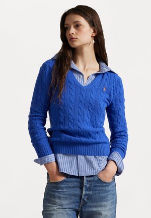 Polo Ralph Lauren KIMBERLY LONG SLEEVE - Strikkegenser - lapis blue