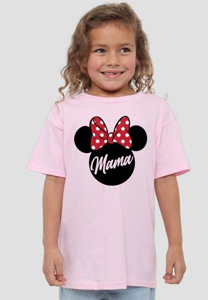 Disney MINNIE MOUSE MOTHER'S DAY MAMA IN EARS - Print T-shirt - pink